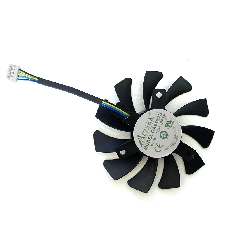 Substituição do Ventilador Refrigerador para Zotac Geforce Placa Gráfica Ventilador de Refrigeração Novidades Ga81s2u 75 mm Gtx970 - Imagem 5