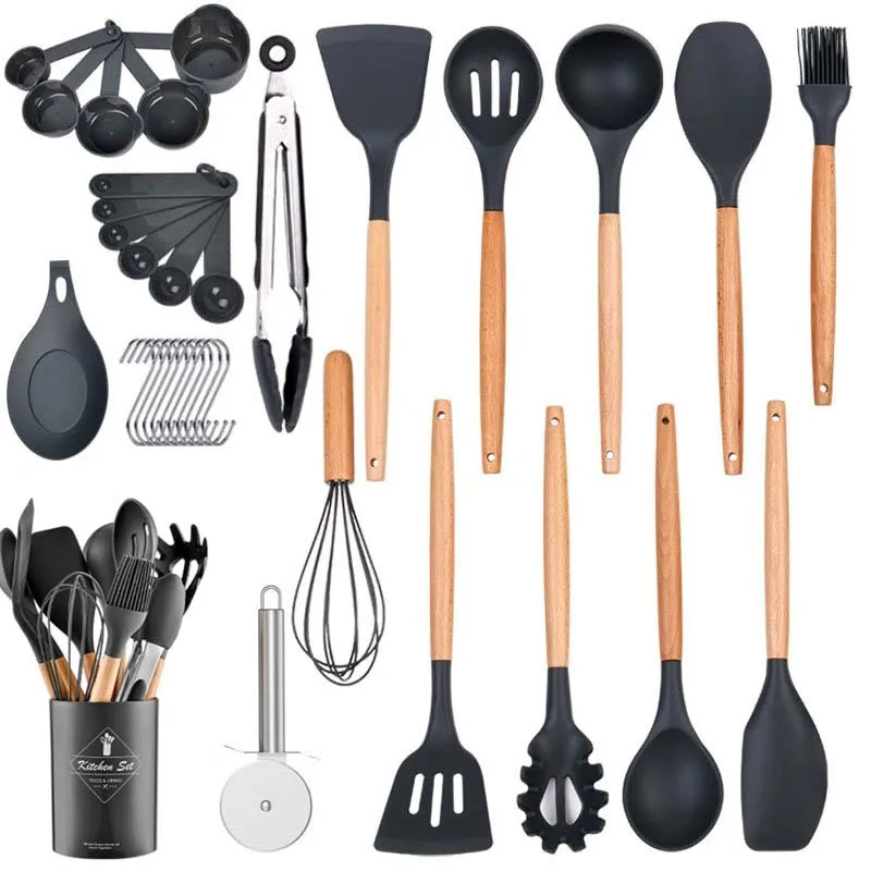  Kitchen Utensils Set- 35 PCs Cooking Utensils with