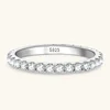 GRA Certified Moissanite Ring for Women Real 925 Sterling Silver Wedding Rings Engagement Eternity Bands Jewelry Gifts 1