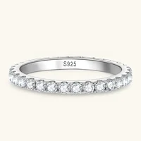 GRA Certified Moissanite Ring for Women Real 925 Sterling Silver Wedding Rings Engagement Eternity Bands Jewelry Gifts 1