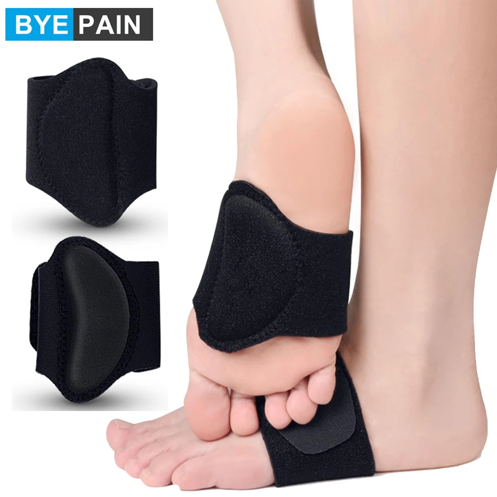 

Arch Support Brace, Adjustable Plantar Fasciitis Arch Support Inserts with Honeycomb Padding for High Arch,Flat Feet Pain Relief