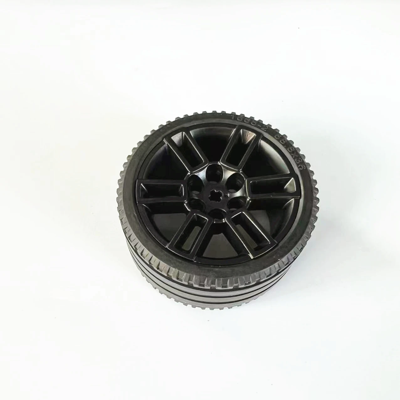 Buildings Blocks 49294 Wheel 56mm D. x 34mm High-Tech Racing Medium 6 Pin Holes For 44771 Tyre 68.8 x 36mm Collections MOC Set