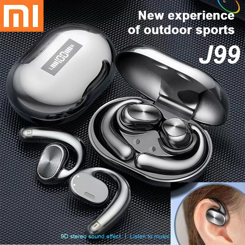 

Wireless Earphones Xiaomi Earclip Bone Conduction TWS Bluetooth Headphones i13 Built-in Microphone Sports Stereo Earbuds Headset