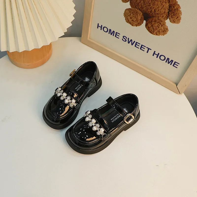 Leather Kids Mary Jane Shoes for Girls