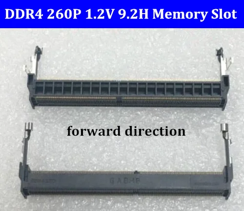 

Высококачественные коннекторы Foxconn DDR4 260 P 260 pin 1,2 в 9,2 H разъемы гнезда для карт памяти ноутбука направление pin
