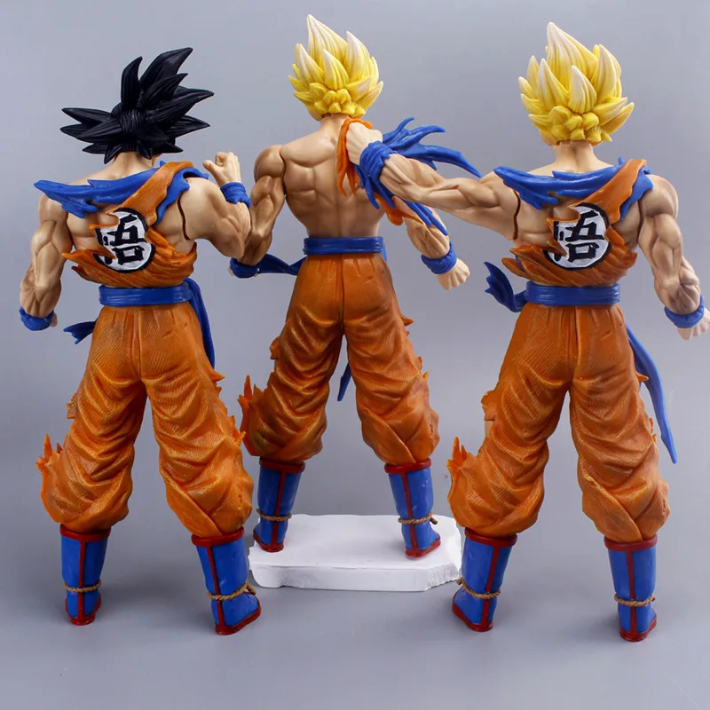 Desenhos animados anime personagem dragon ball modelo figura ornamento filho  goku vegeta gogeta modelo ornamento crianças figuras brinquedos - AliExpress