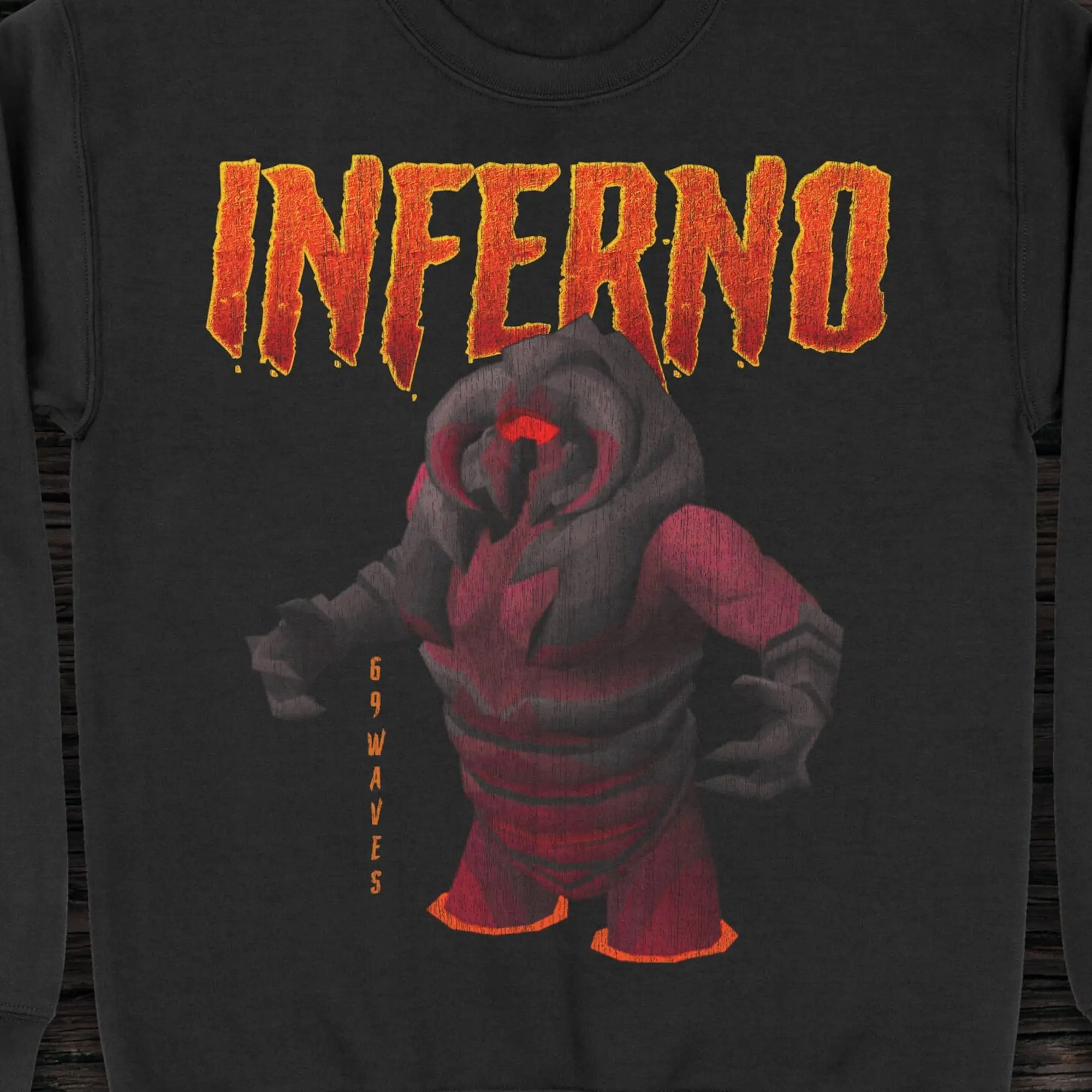 Maglietta Della Tuta Vintage Inferno Osrs