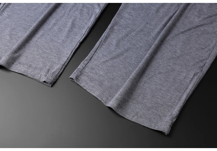 Men High Elastic Casual Pants 15XL 16XL New summer modal casual home pants new large size men's super soft pants big 210-260KG 6