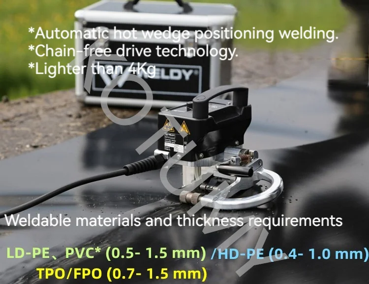 High Welding Speed Welders Geomembrane Welding Machine Wedge Mini Welder WELDING MACHINE for Geomemberance GEO2