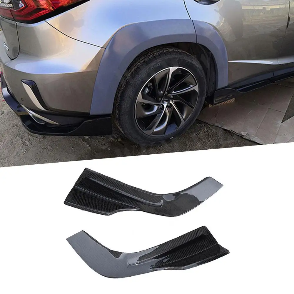 

Carbon Fiber FRP Rear Bumper Lip Splitters Flap Aprons Spoiler For Lexus RX300 RX450H 2016-2020 Car Styling