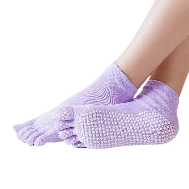 Women Anti-Slip Yoga Sock Ballte Sox Girls Ladies Pilates Colourful Five Finger Sock Ballte Fitness Gym Sport 5 Toe Elastic Sock 26 Sbb26ae682f354fe28eaf5874c6f47922B
