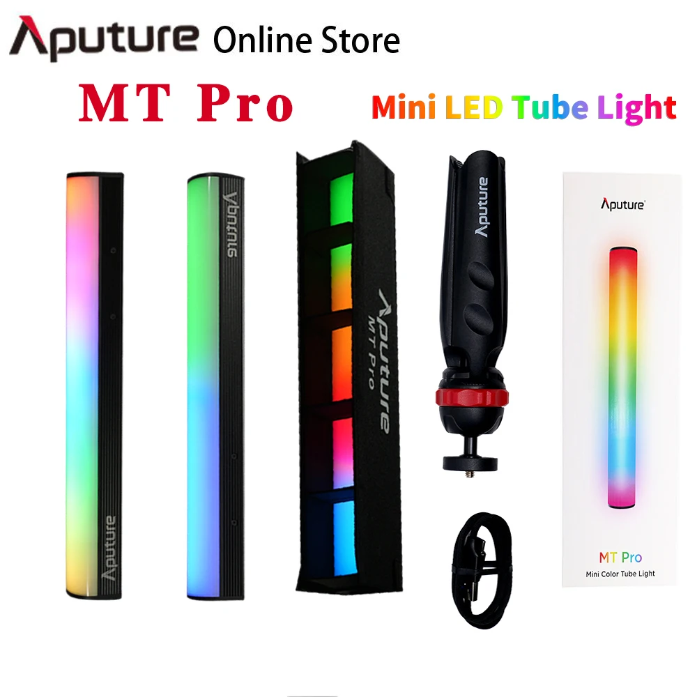 

Aputure MT PRO RGB LED Video Light Handheld Light 36 Pixels Magnetic Attraction Light Stick for Studio/Photography/Youtube/Video