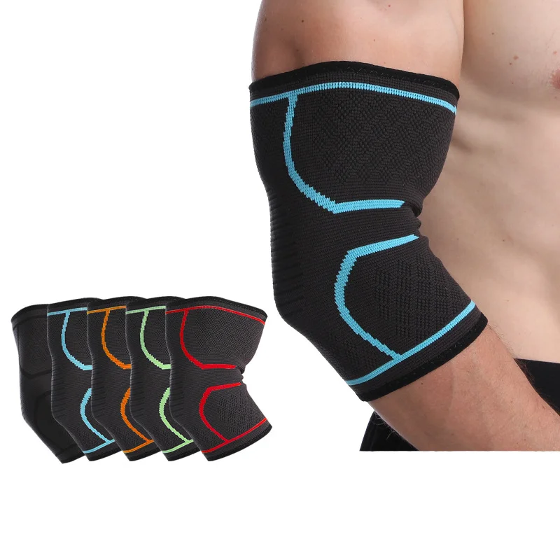 

1PCS Elbow Support Elastic Gym Sport Elbow Protective Pad Absorb Sweat Sport Basketball Arm Sleeve Elbow Brace