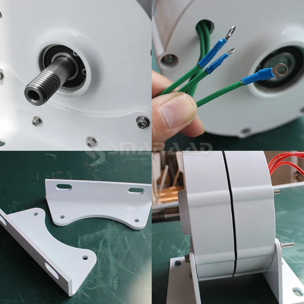 Générateur éolien Aimant Permanent 1000W 24V/48V Sans Noyau Maglev - DIY, Autonome