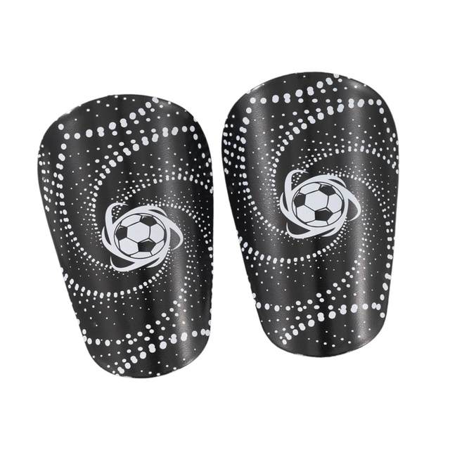 Lightweight PU Leather Football Shin Guards Breathable Leg Protector Sport Guard for Soccer Basketball Volleyball