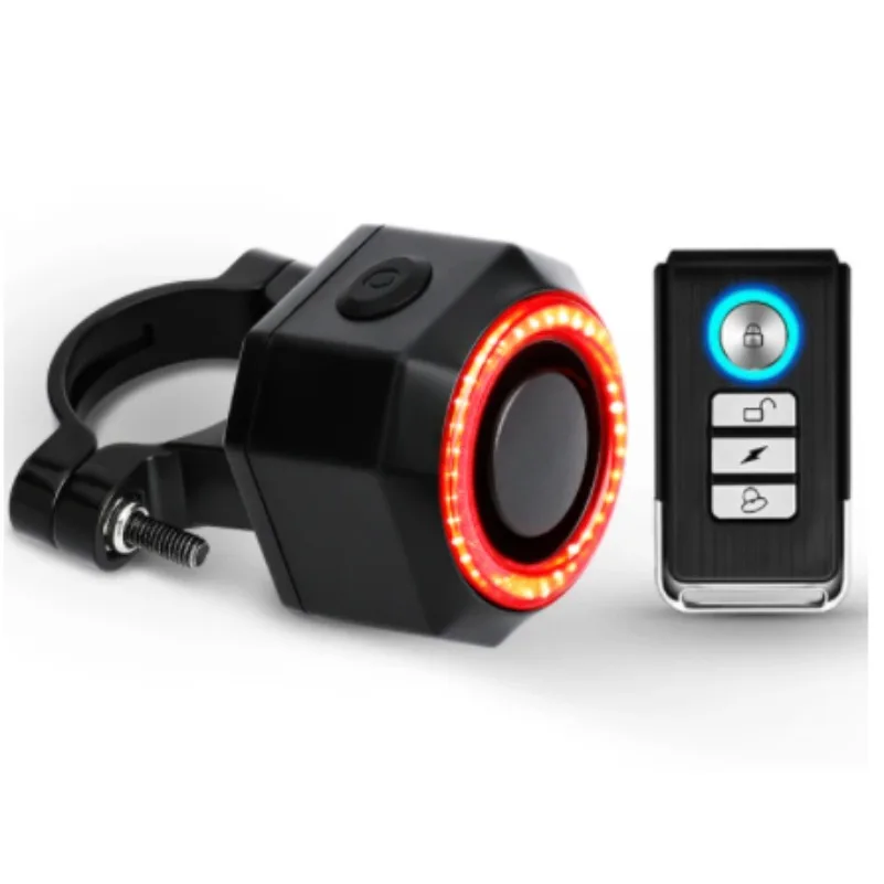 

Elecpow Bicycle Burglar Alarm Taillight Waterproof Smart Auto Brake Sensing Tail Lamp Remote Control USB Charge Bike Rear Light