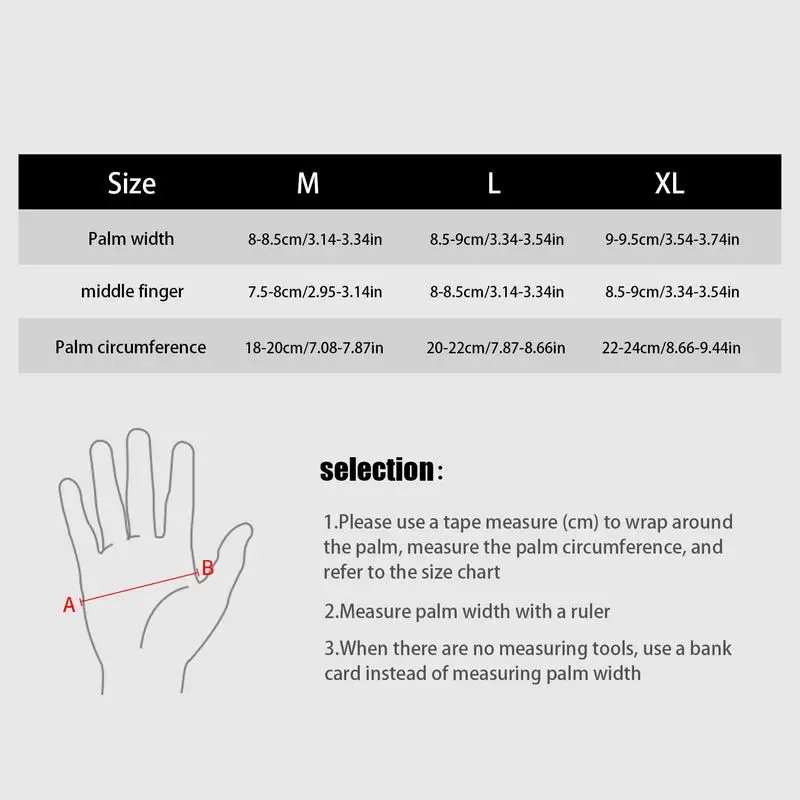 Reflective Padded Cycling Gloves Touchscreen Shock-Absorbing 6