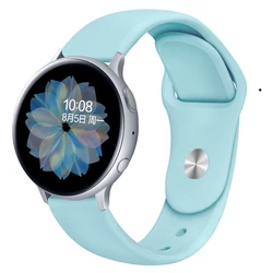 Silicone Sports Band Watch Strap - Premium Watchband Accessories for GT6 GT5 GT4 41mm (Light Blue)