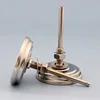 Grill Thermometer Barbecue Charcoal Pit Wood Smoker Temperature Gauge Thermometer 0-500℃ for Kitchen BBQ Oven Fryer Bimetallic 2