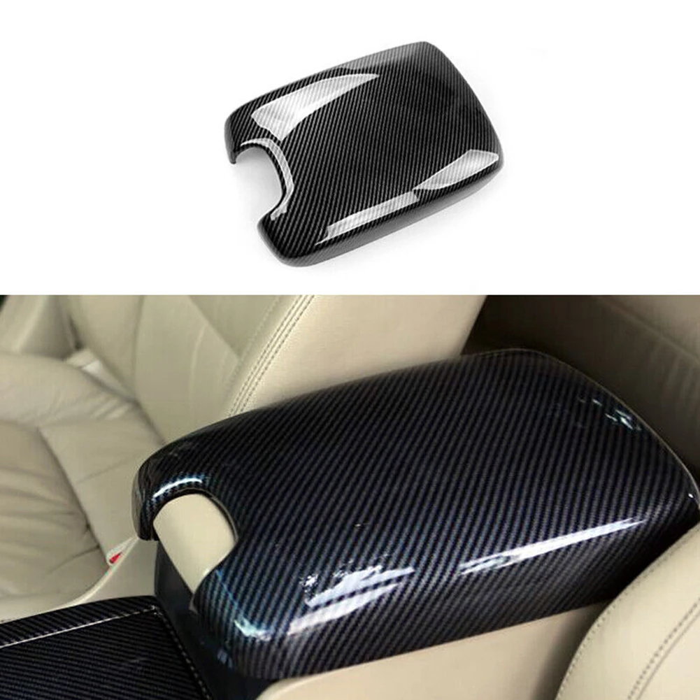 

For Honda For Accord 2008-2013 Carbon Fiber Central Console Armrest Cover Trim Modified Carbon Fiber Gear Lever, Handbrake Cover