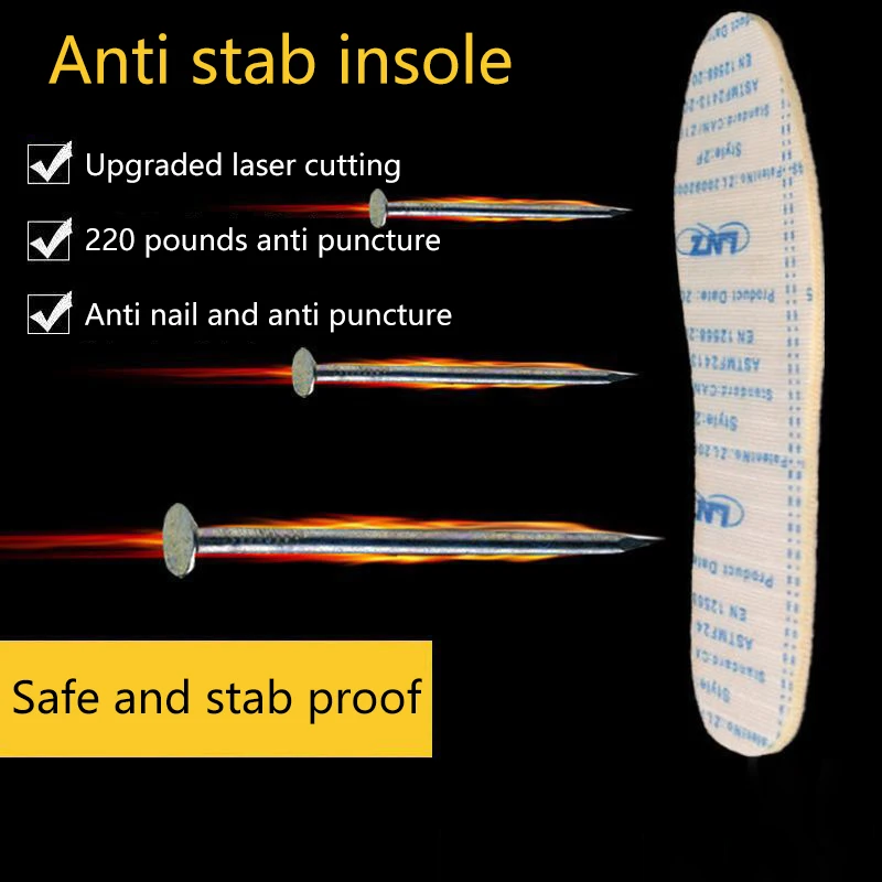 Outdoor Site Anti-puncture Damping Pads Stab-resistant Insole Anti-piercing Stab-resistant Wear Soft Safety Shoes Insole shoe insoles orthopedic insoles