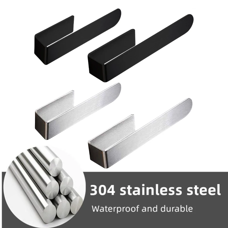 

Kitchen Towel Holder Stainless Steel Paper Stand Self Adhesive Toilet Roll Holder Tissue Racks Bathroom Accessories
