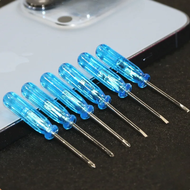 

10PCS Mini Slotted Cross Screwdrivers Portable Screw Driver for X-Box Laptop Repair Hand Tool Precision Bit
