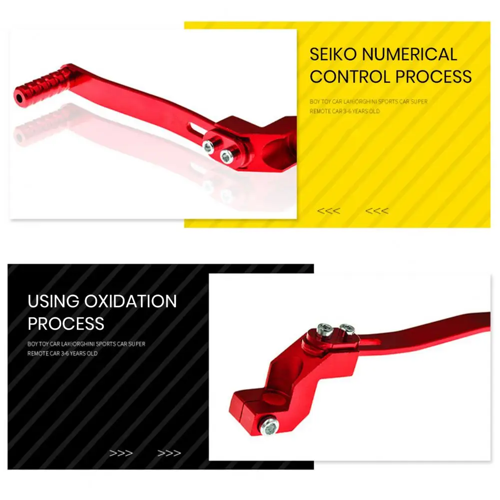 Принадлежности для мотоциклов рычаг переключения передач мотоцикла, устойчивый к коррозии переключатель педалей, сменный противодеформирующийся рычаг переключения передач для мотоциклов