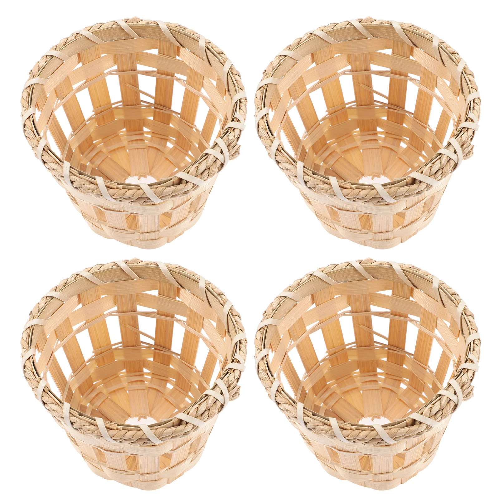 

4 Pcs Office Desk Decor Small Lampshade Chandelier Bamboo Shades Lampshades for Ceiling Household