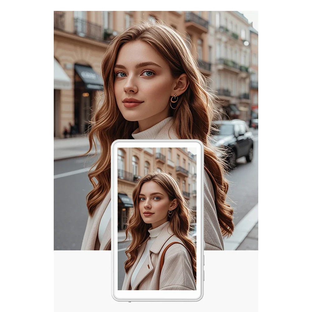 Magnetic Phone Vlog Selfie Monitor Screen Back Camera Monitor Rear Camera Monitor Screen for Android iPhone Cellphone