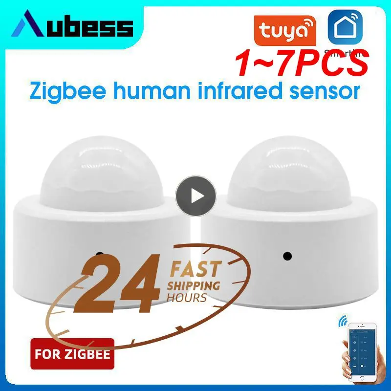 

1~7PCS Tuya PIR Motion Sensor Human Body Motion Sensor Smart Security Detector Smart Life Control Works With Alexa