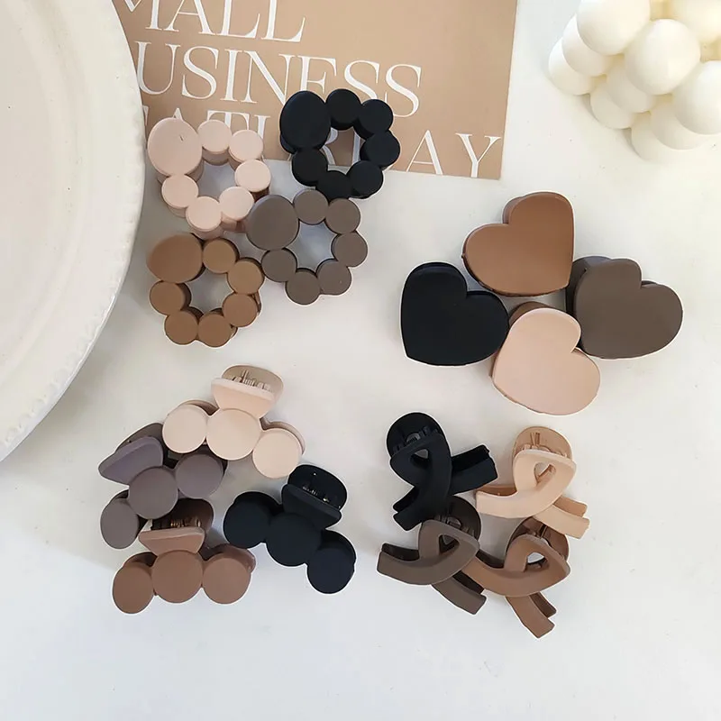 

Hot 4pc Lovely Vintage Khaki Style Hair Claw Clips for Women Girls Retro Hairpin Headband for Hair Accessories Headwear Ornament