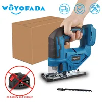 65mm 2800RPM 18V Cordless Jigsaw Electric Jig Saw Blade Adjustable Woodworking LED Power Tool for Makita 18V Battery(no battery) 1