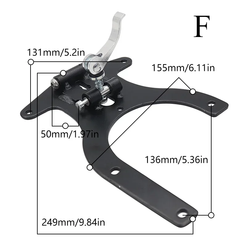 Für KUGOO M4/M4 PRO/M5 Reparaturzubehör 10 Zoll Elektroroller Sattelstütze Sattelklemme Metallbasis Unterrohr – Detail 7