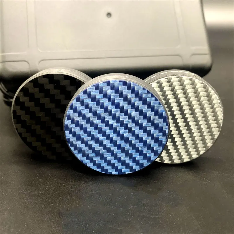 Carbon fiber coin clicker fidget coin adult EDC fidget toys autism ADHD hand spinner anxiety stress relief toys office desk fidget toy sensory fidget toy anti stress toy