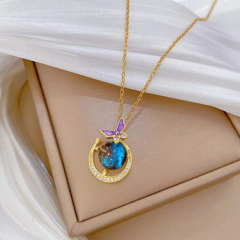 DIEYURO 316L الفولاذ المقاوم للصدأ السماء المرصعة...