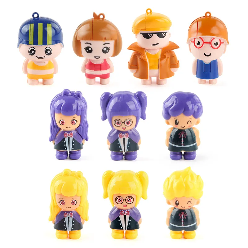 

1 Pcs Children's Educational Science Education Plastic Unlocking Toys Assembled Kongming Lock Luban Lock Figure Keychain Toys