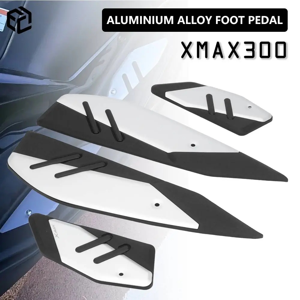 

Motorcycle Foot Pegs Plate Skidproof Pedal Plate Footrest Footpads For Yamaha XMAX 300 X-MAX300 X-MAX 300 2023 - 2024