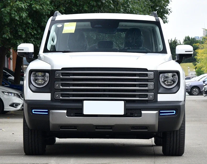 For Haval Raptor 2023 Car Led Daytime Running Light DRL Front Bumper Fog Lamp Dynamic Turn Signal 12V Daylights Night Blue detail image 11