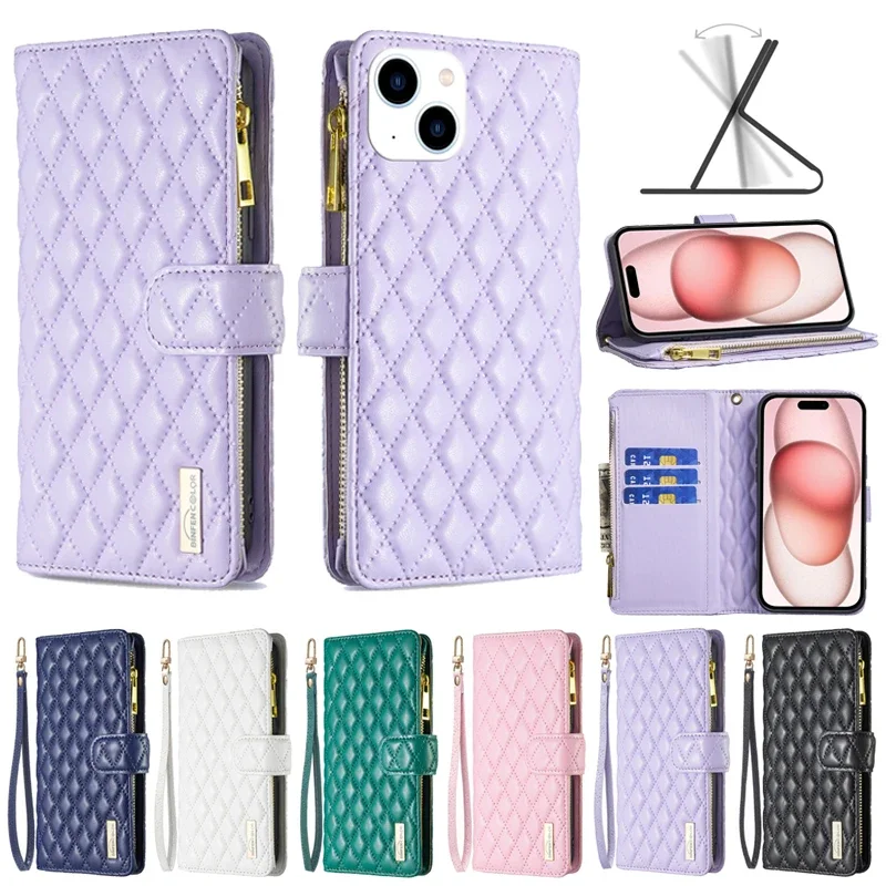 

Чехол-бумажник для iPhone 15 Pro Max 14 Pro Max 13 Mini 12 Pro11 SE 2022 X XR XS Max 8 7 Plus