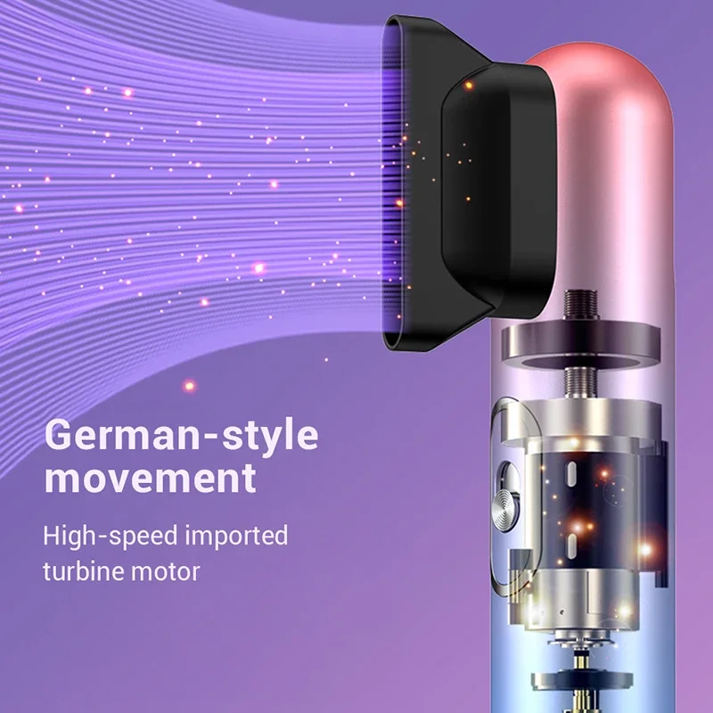 Hairdryer Hair Styling Tool 3-in-1 Hair Blow Dryer Curling Comb and Brush  Volumizer Straightener Manual Hair Dryer 5