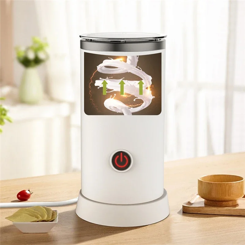 550W Automatic Milk Fast Heating 240ML Stainless Steel Inner Home Foam Maker Electric Milk Frother Machine Warmer 5