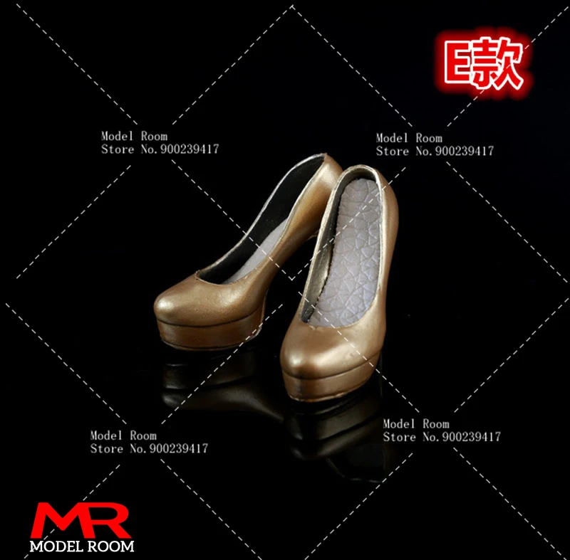 1/6 skala Mode Mädchen High Heel Schuhe Simulation Stiletto Gericht Schuhe Modell Fit 12'' TBL PH Weibliche Soldat Action figur Körper – Detail 9