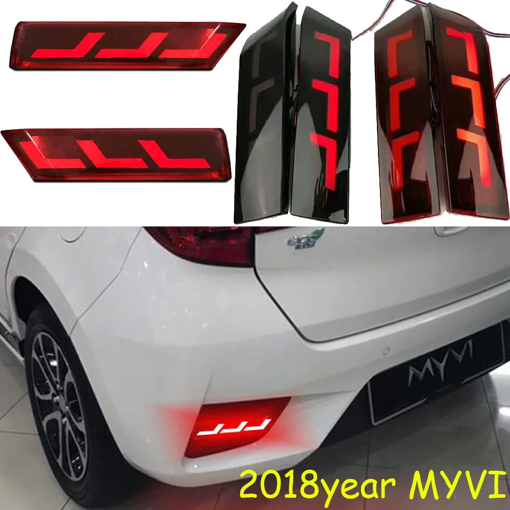 

2018 год, Автомобильный задний фонарь Bupmer для MYVI Задний фонарь тормоза светильник, стоп-сигнал, светодиодные автомобильные аксессуары, задний фонарь для MYVI, задний фонарь