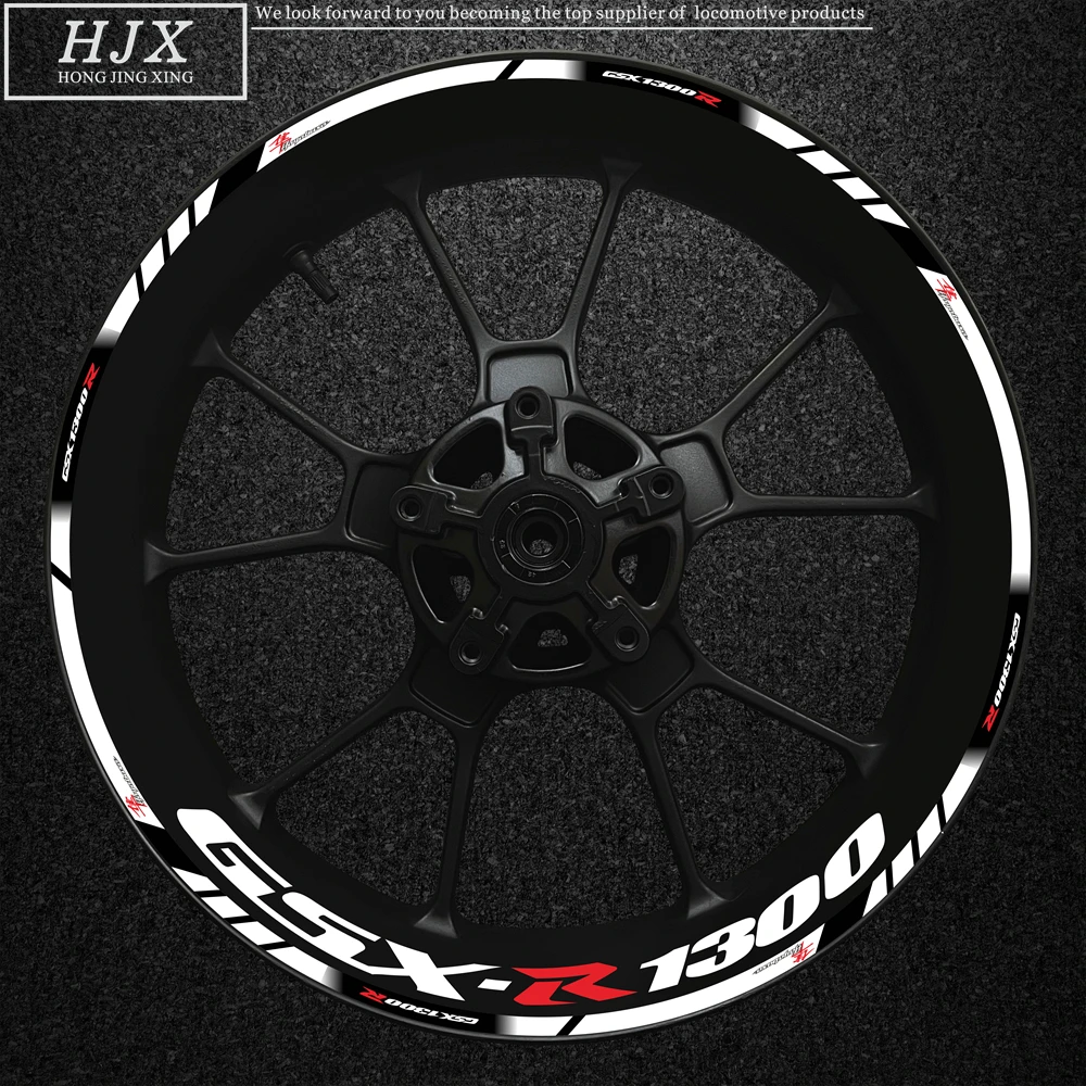 reflective stickers motorcycle stickers vinyl stickers graffiti stickers custom stickers wheel hub stickers motorcycle accessories Motorcycle Suzuki Gsx-r1300 Hayabusa GsxR1300r Wheel hub stickers tire rims rim modification reflective stickers