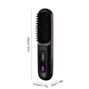 Cordless Hair Straightening Brush Straightener Rechargeable Hot Brush