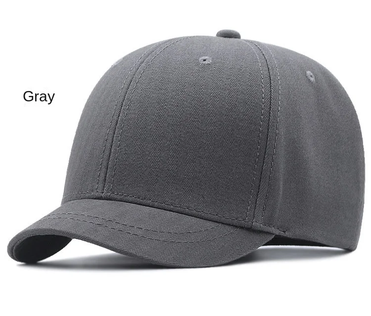 Kurze Krempe plus Größe Big Head Baseball Cap großer Knochen Mann Frauen übergroße Snapback Sonnen hüte 55-60cm 61-65cm – Detail 13