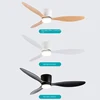 Modern LED Ceiling Fan Light With Remote Control Low Floor Decorative Light Energy-saving Light With Fan In Bedroom And Home 5