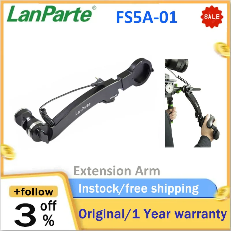 Lanparte FS5A01 Extension Arm handle Quick Release FS5 Extension Arm