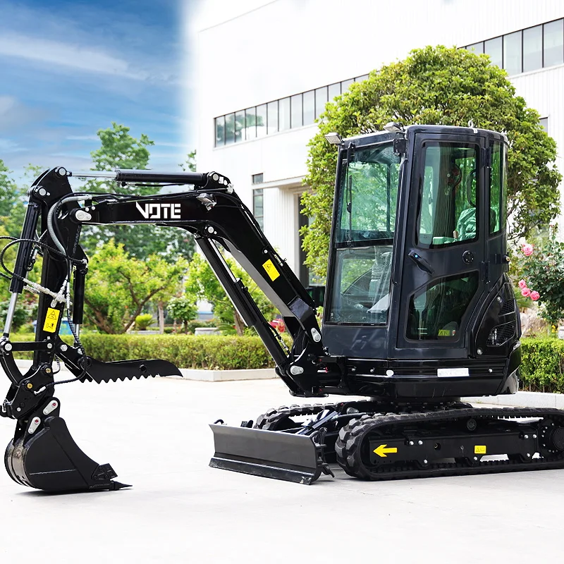 Mini Escavatore Agricolo Di Spedizione Gratuita 3.5 Ton Nuovi Escavatori Con Motore Epa Cingolato Multifunzionale Economico Escavatore Cingolato Picco